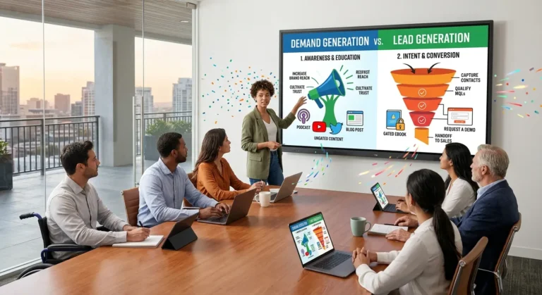 Demand Generation vs. Lead Generation: What’s the Actual Difference (And Why It’s Costing You Money to Confuse Them)