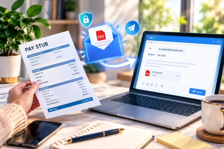 How to Send Pay Stubs Through Email